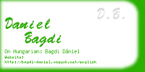 daniel bagdi business card